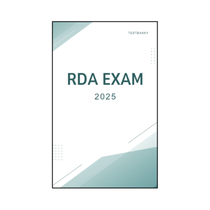 RDA Exam Preparation 2025