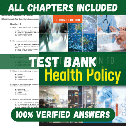 Test Bank for Introduction to Brain and Behavior 6th Edition by Kolb