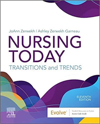 Test Bank for Nursing Today, Transition and Trends, JoAnn Zerwekh & Ashley Zerwekh Garneau, 11th Edition