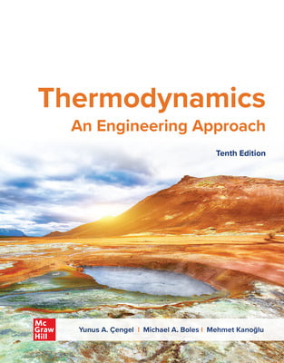 Solutions Manual for Thermodynamics,Mehmet Kanoglu, 10th Edition