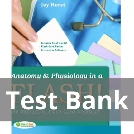 Anatomy Physiology in a Flash Book Flash Cards Test Bank