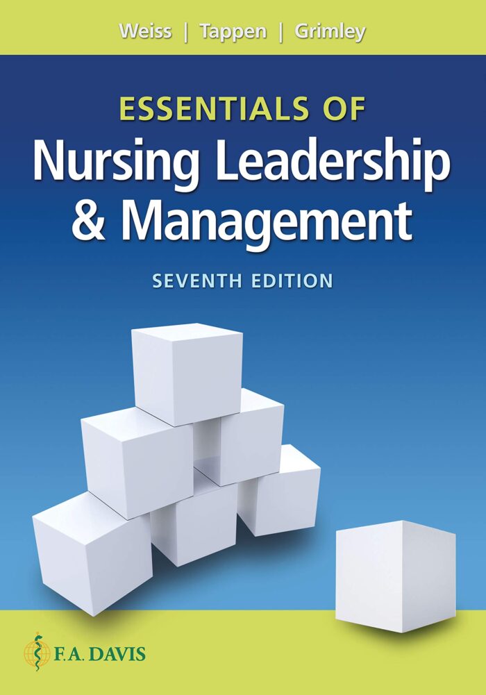 Essentials of Nursing Leadership Management Seventh Ed. Test Bank