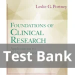 Foundations of Clinical Research 4th Edition Leslie G. Portney Test Bank