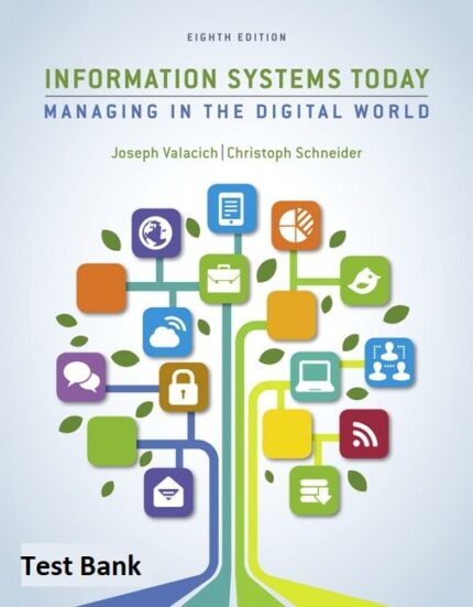 INFORMATION SYSTEMS TODAY MANAGING THE DIGITAL WORLD 8E JOSEPH TEST BANK