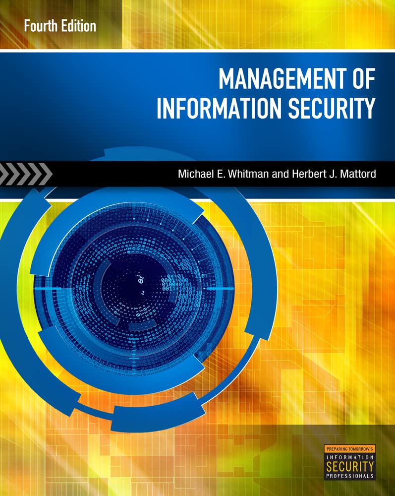 Management of Information Security 4th Edition Test Bank Management of Information Security 4th Edition Test Bank