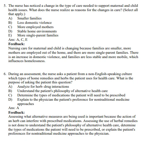 Maternal and Child Health Nursing 9th Edition by Silbert Flagg Test Bank 1 3 Maternal and Child Health Nursing 9th Edition by Silbert Flagg Test Bank 1 3