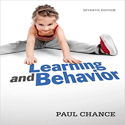 Solution Manual for Learning and Behavior 7th Edition Chance 1111832773 9781111832773 Solution Manual for Learning and Behavior 7th Edition Chance 1111832773 9781111832773