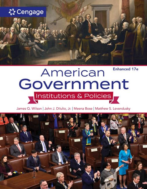 Test Bank For American Government Institutions and Policies Enhanced 17th Edition Test Bank For American Government Institutions and Policies Enhanced 17th Edition