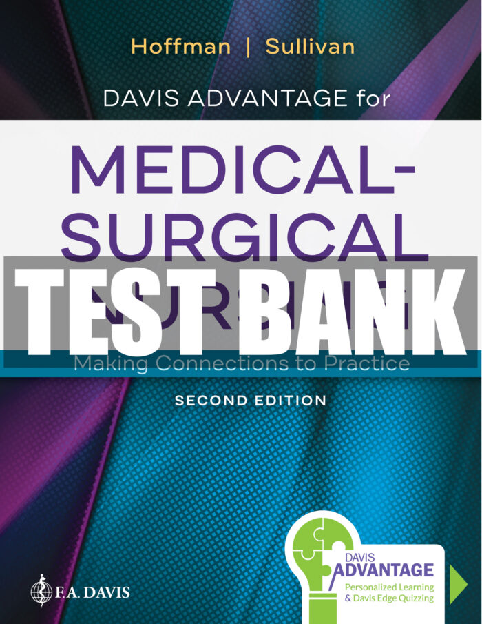 Test bank Medical Surgical Nursing Making Connections to Practice 2nd Edition Hoffman Sullivan 1