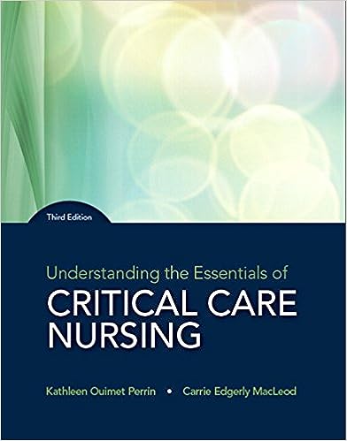 Understanding the Essentials of Critical Care Nursing 3rd Edition